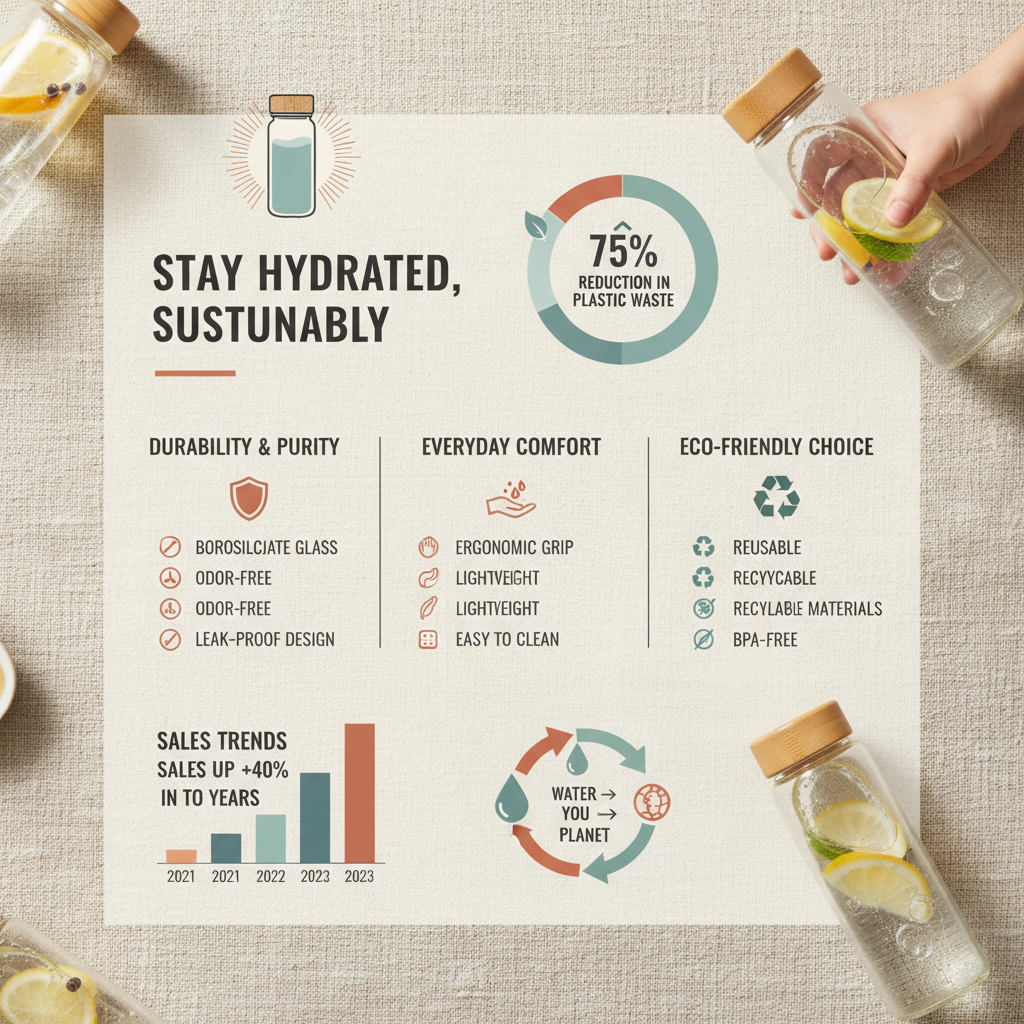 Explore the Growing Market of Stylish Glass Water Bottles for Sale