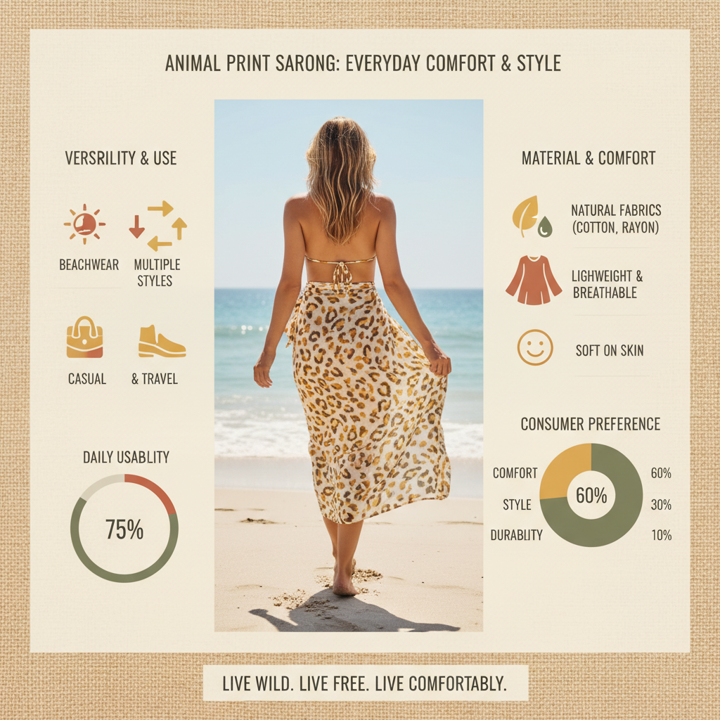 The Allure of Animal Print Sarongs A Timeless Fashion Statement