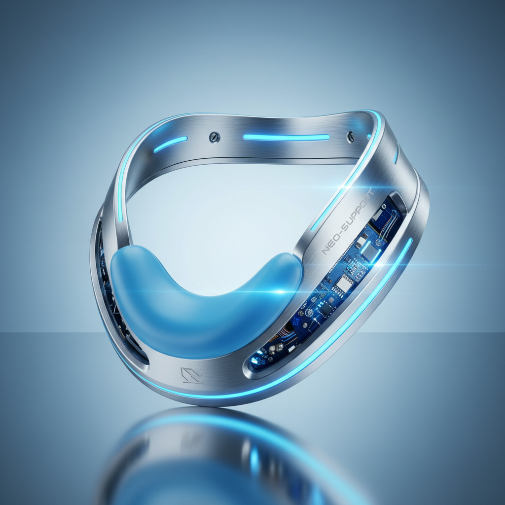 Advanced Neck Brace Chin Support for Cervical Spine Stabilization and Recovery