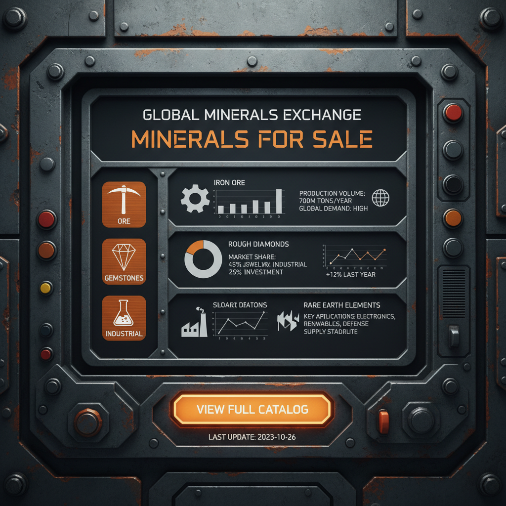 Navigating The Global Market For Mineral For Sale And Sustainable Sourcing