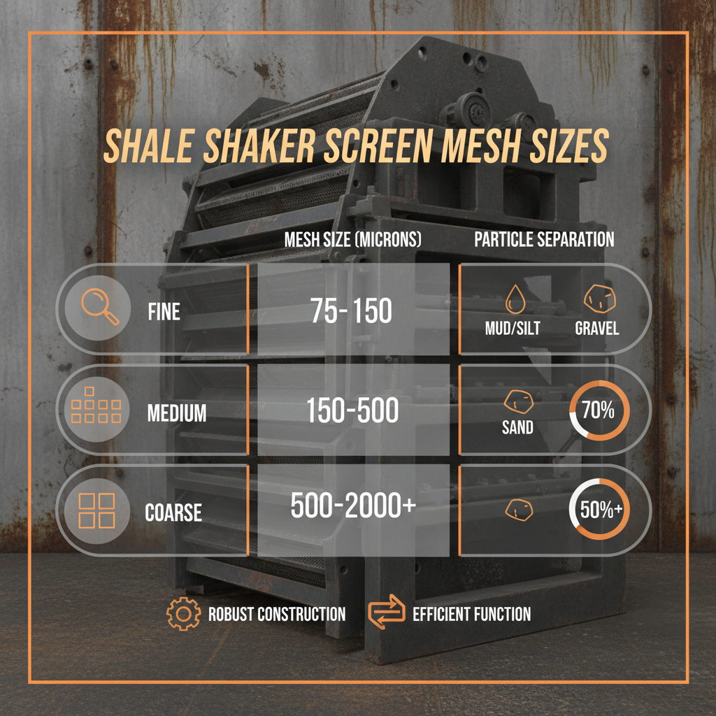 Understanding Shale Shaker Screen Mesh Sizes Table for Efficient Solids Control