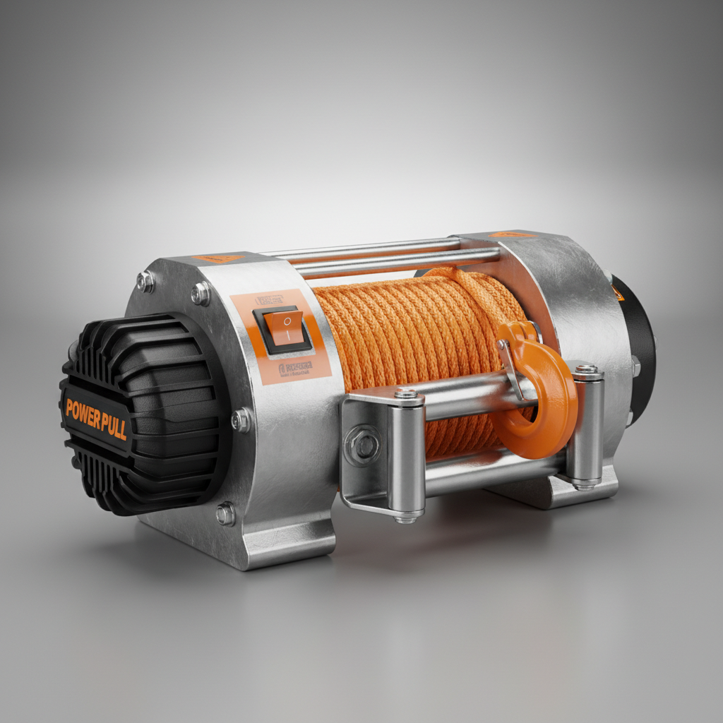 Advanced Electric Winch with Synthetic Rope for Efficient Lifting Solutions