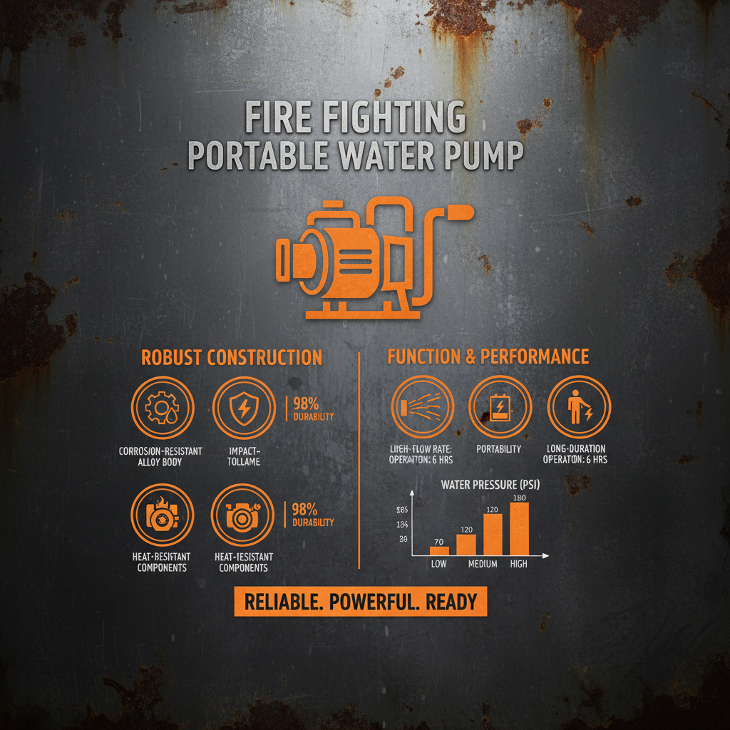 Essential Portable Water Pump for Fire Fighting Solutions and Applications