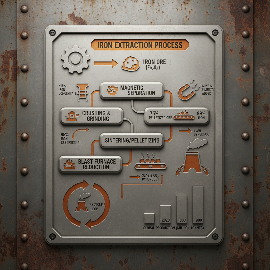 Understanding the Crucial Process of Extraction of Iron from its Ore for Global Industries