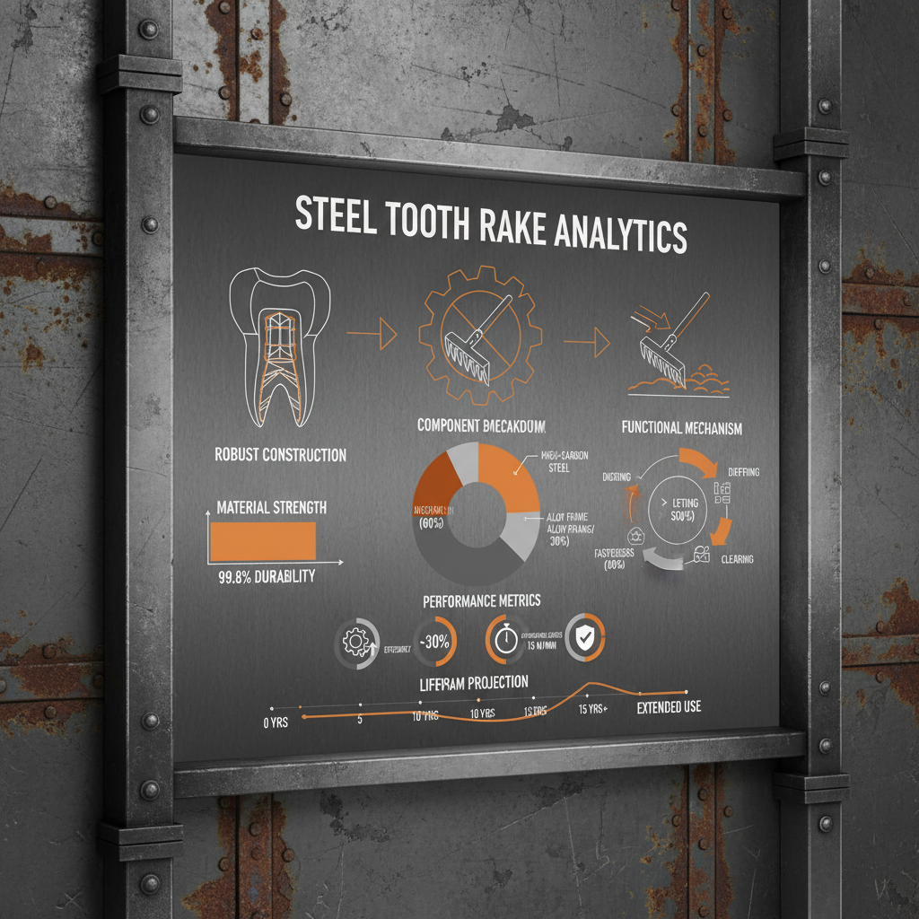 Optimizing Material Handling with the Versatile Steel Tooth Rake