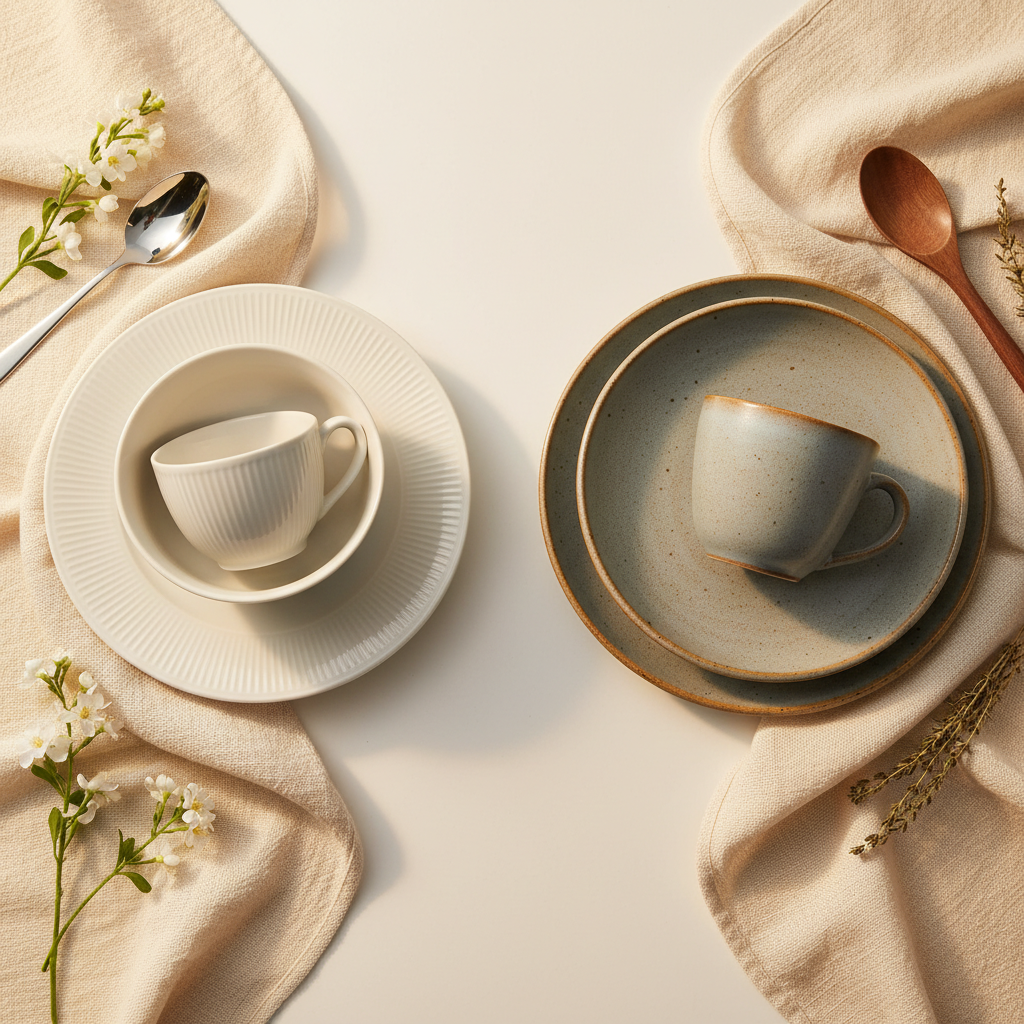 Exploring the Differences Between Porcelain Dinnerware vs Stoneware for Optimal Use