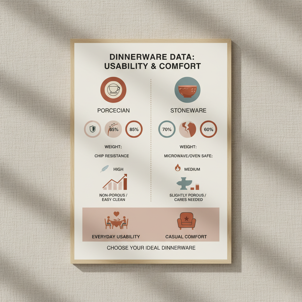 Exploring the Differences Between Porcelain Dinnerware vs Stoneware for Optimal Use