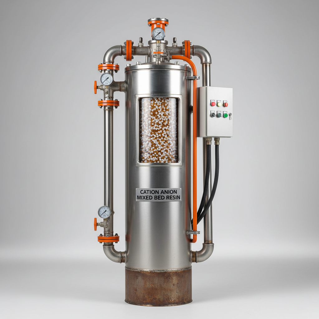 High Purity Water Production with Cation Anion Mixed Bed Resin Technology