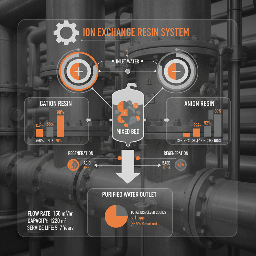 High Purity Water Production with Cation Anion Mixed Bed Resin Technology