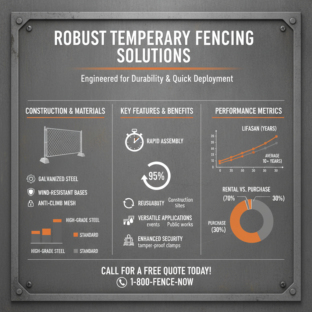 Comprehensive Guide to Temporary Fence for Sale and Its Applications