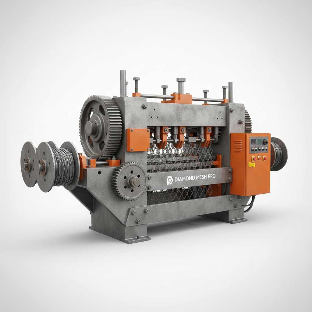 diamond mesh machine for sale