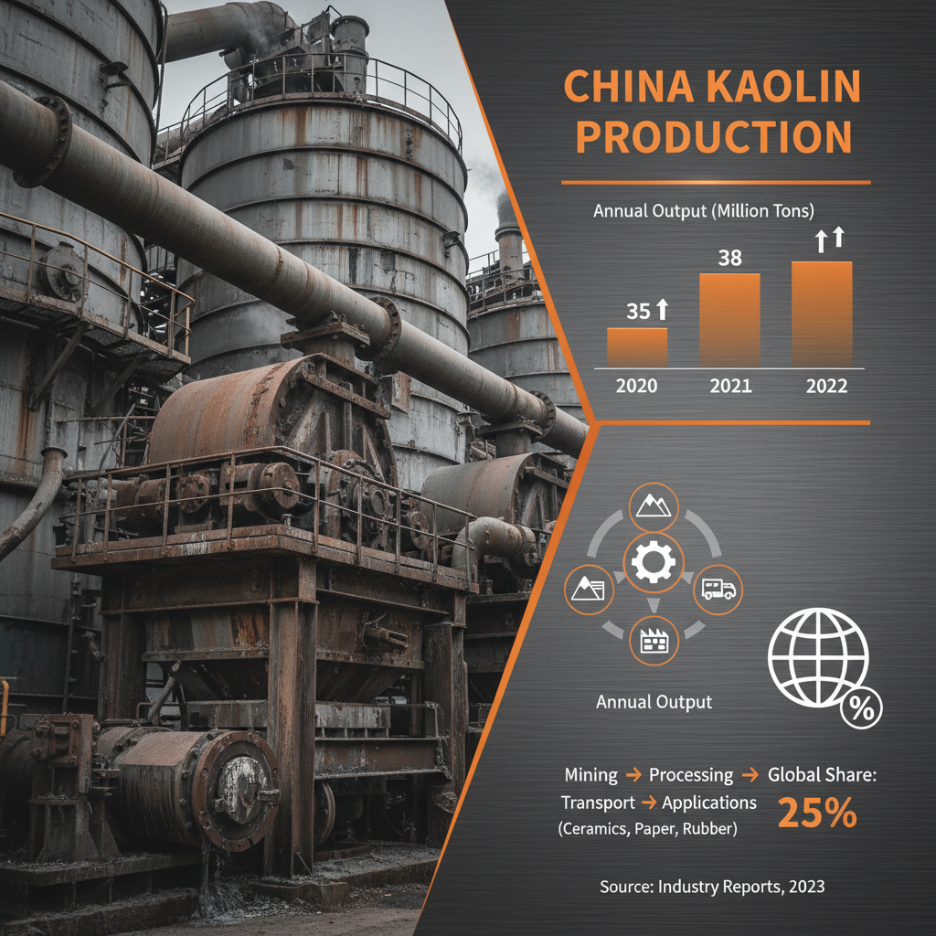 China kaolin Pour Manger