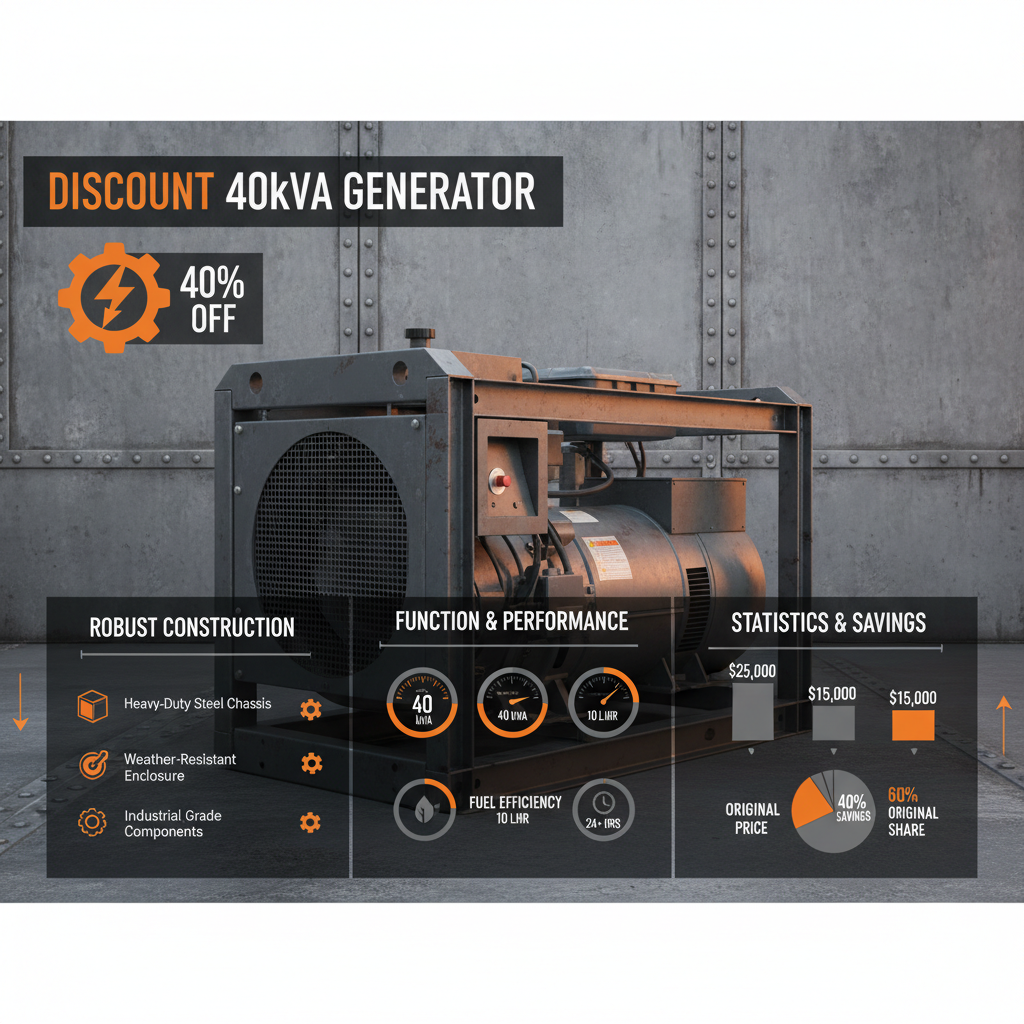 Discount 40kva generator