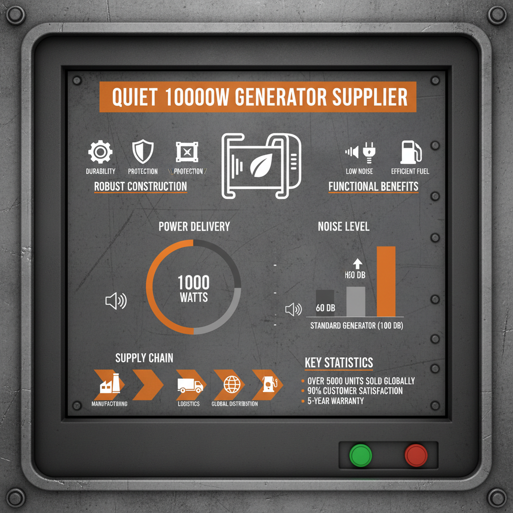quiet generator 10000 watt Supplier