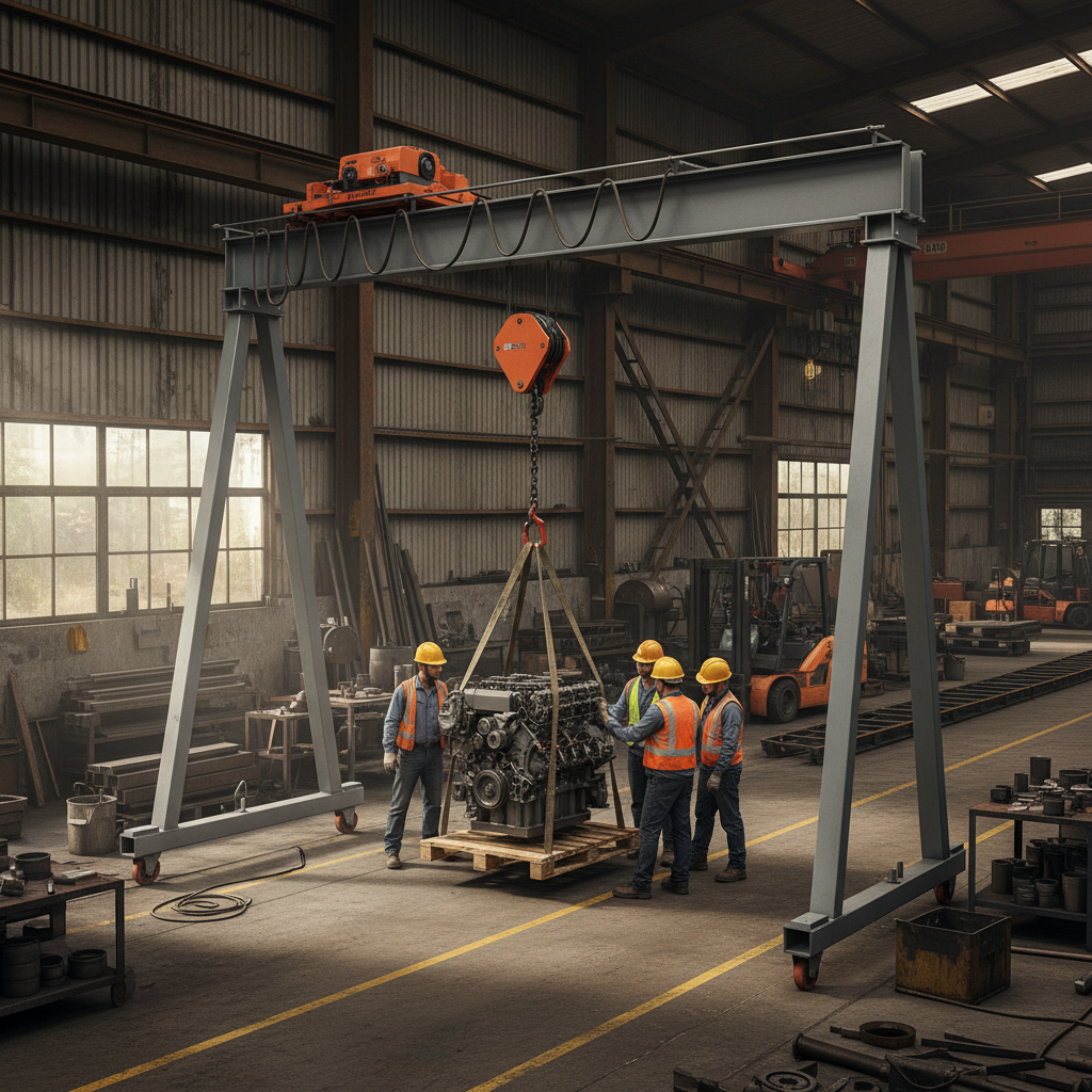 Optimizing Material Handling with the Versatile 1 2 ton Gantry Crane