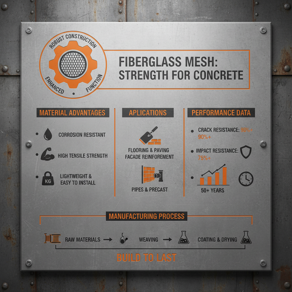 Enhancing Concrete Durability with Advanced Fiberglass Mesh for Concrete Applications