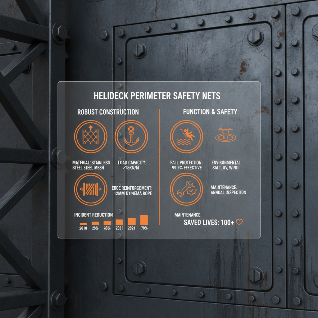 Helideck Perimeter Safety Nets Ensuring Safe Helicopter Operations