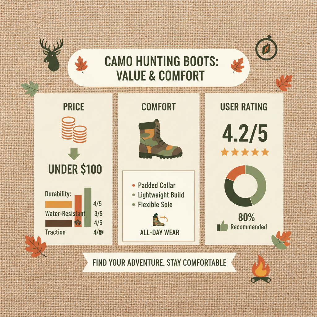 Affordable Camo Hunting Boots Cheap for Hunters and Outdoor Enthusiasts