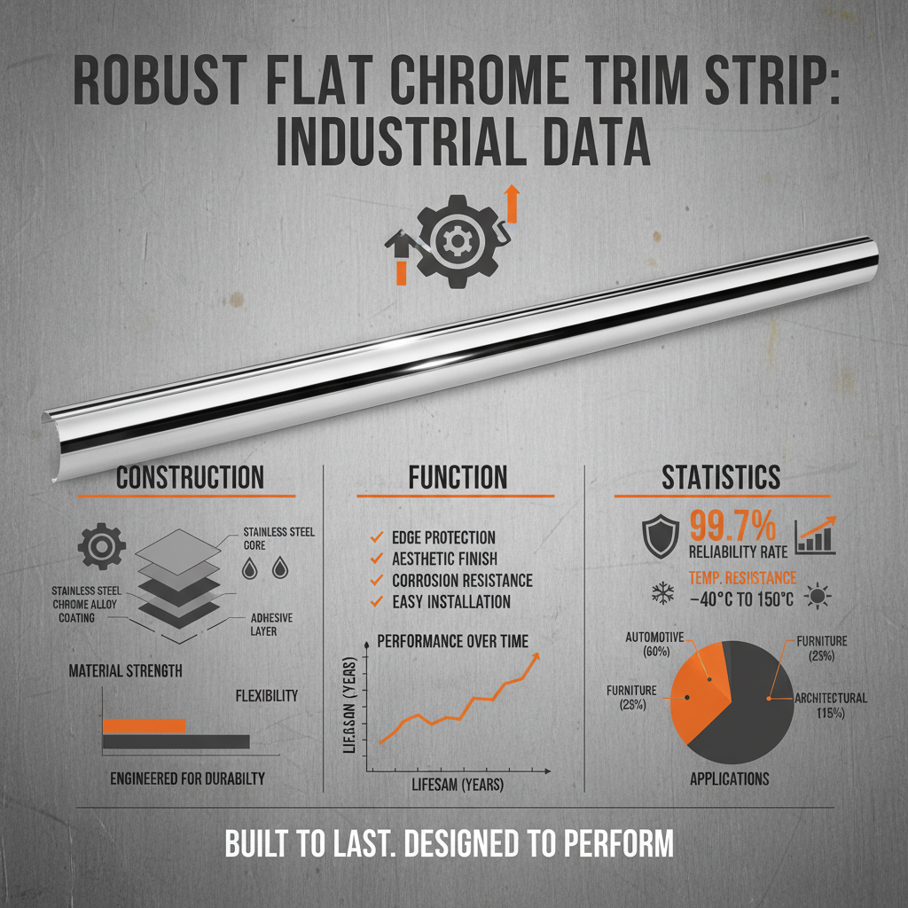 Enhancing Product Aesthetics with Durable Flat Chrome Trim Strip Solutions