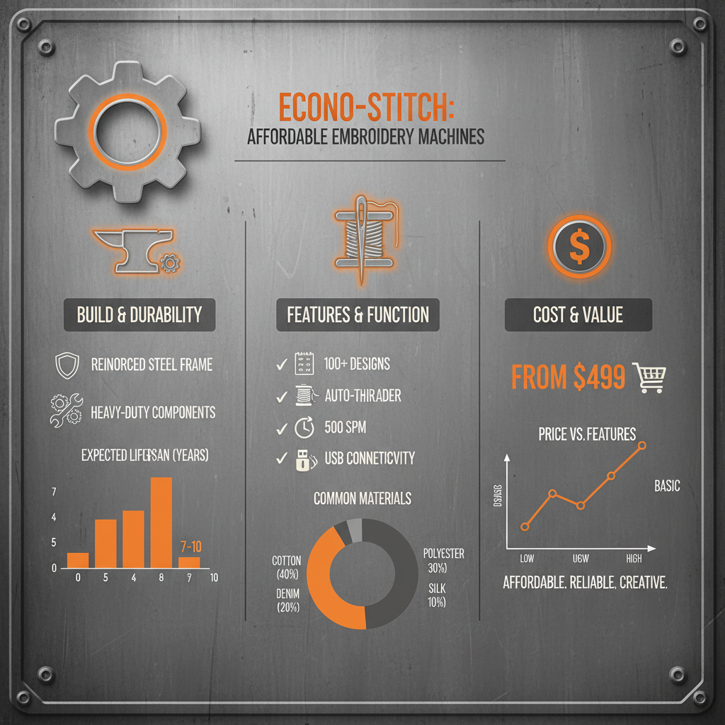 Affordable Cheap Embroidery Machine for Small Business and Creative Projects