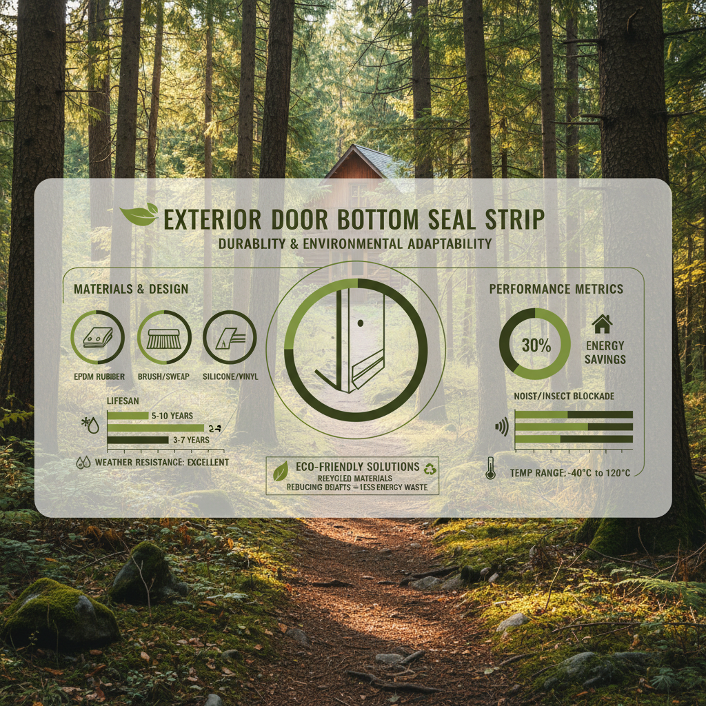 Enhancing Building Efficiency with a Reliable exterior door bottom seal strip
