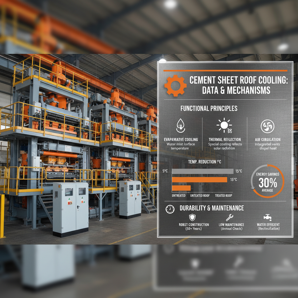 Effective Cement Sheet Roof Cooling for Sustainable Building and Energy Efficiency