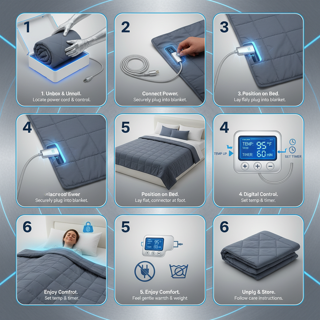 Experience Ultimate Relaxation with a Heated Weighted Blanket for Stress Relief