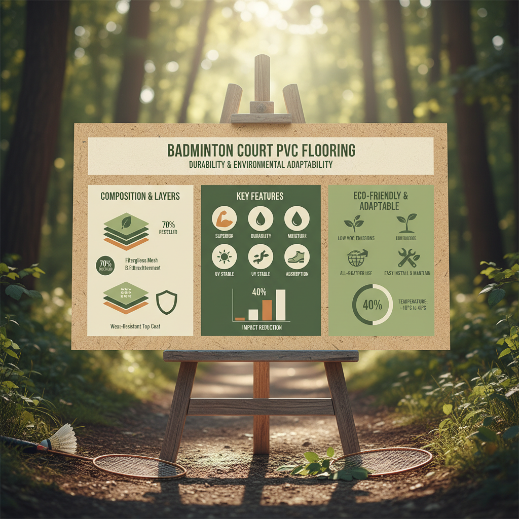 High Performance Badminton Court PVC Flooring for Enhanced Player Experience