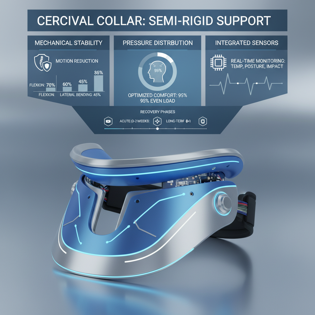 Cervical Collar Semi Rigid Applications in Trauma and Spinal Care