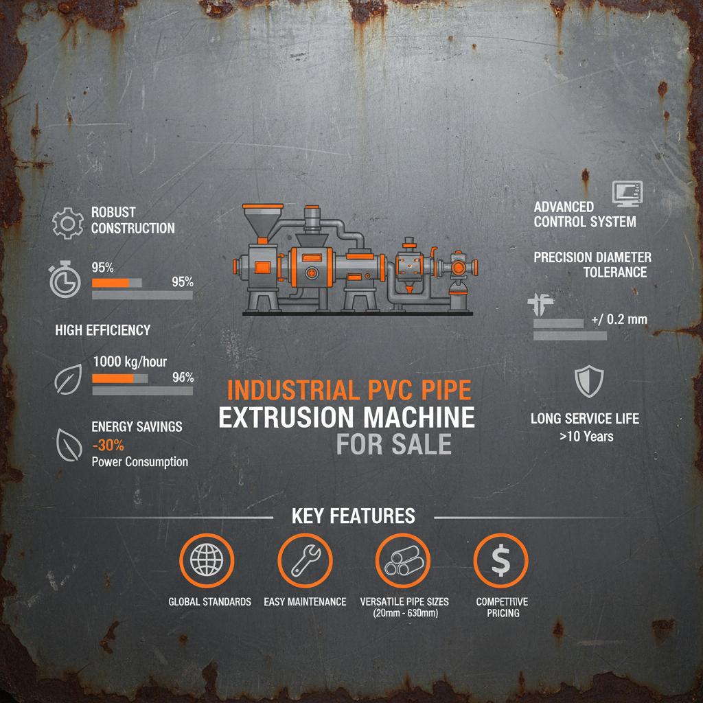 Investing in Advanced pvc pipe extrusion machine for sale for Global Infrastructure Needs