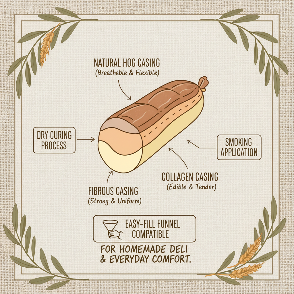 Comprehensive Guide to Salami Casings for Sale and Market Trends