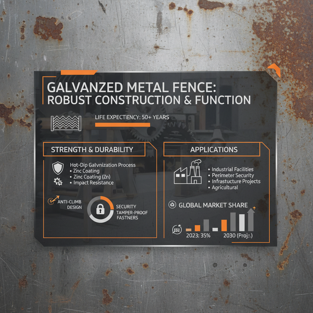 The Enduring Strength of Galvanized Metal Fence in Modern Infrastructure