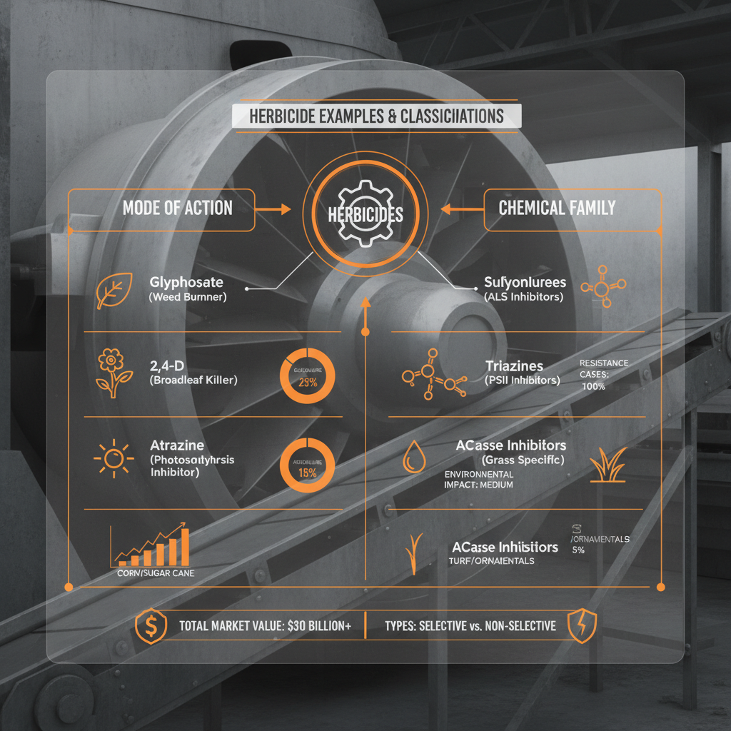 what are examples of herbicides