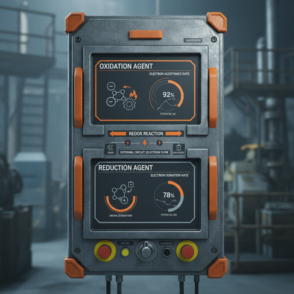 reduction agent and oxidation agent