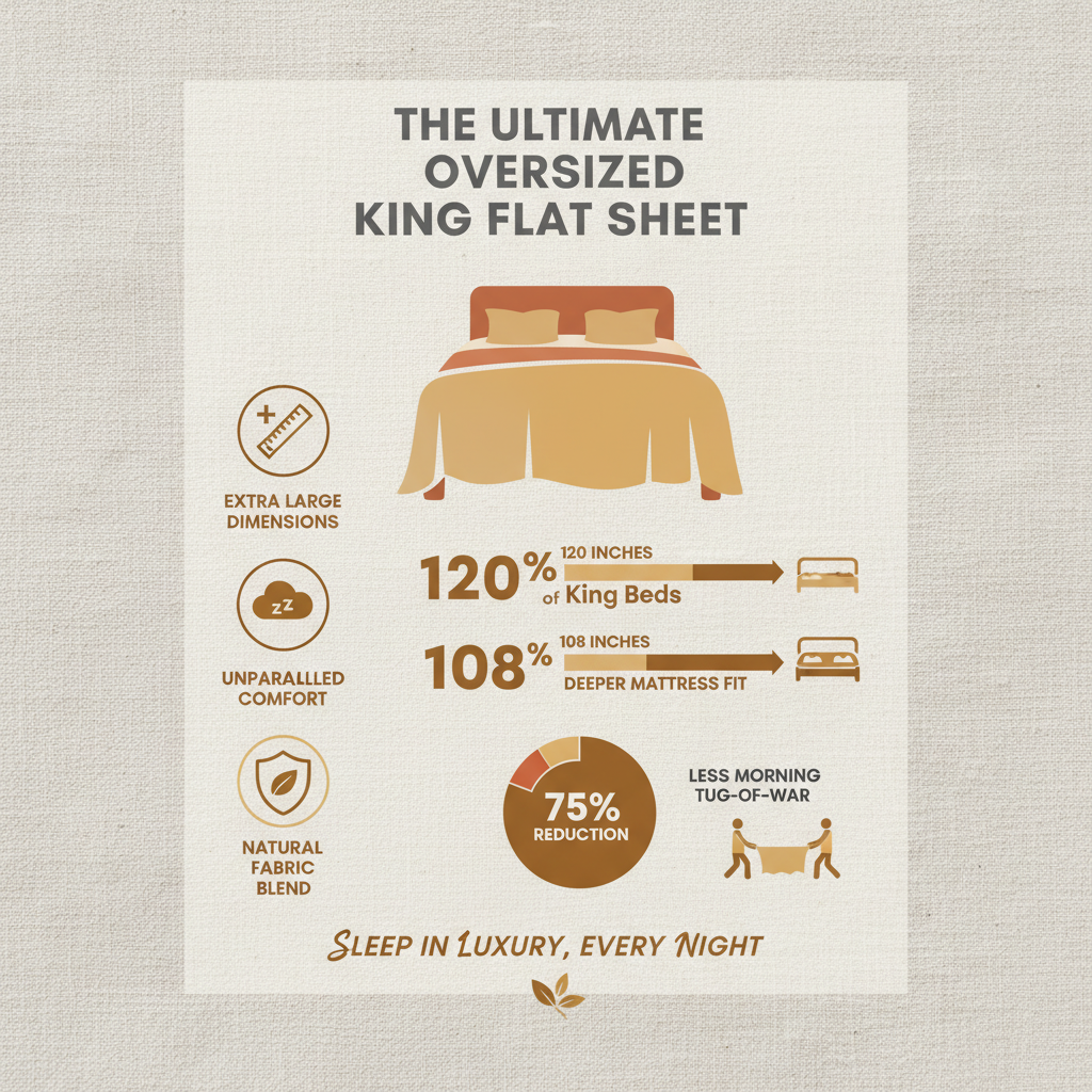 oversized king flat sheet
