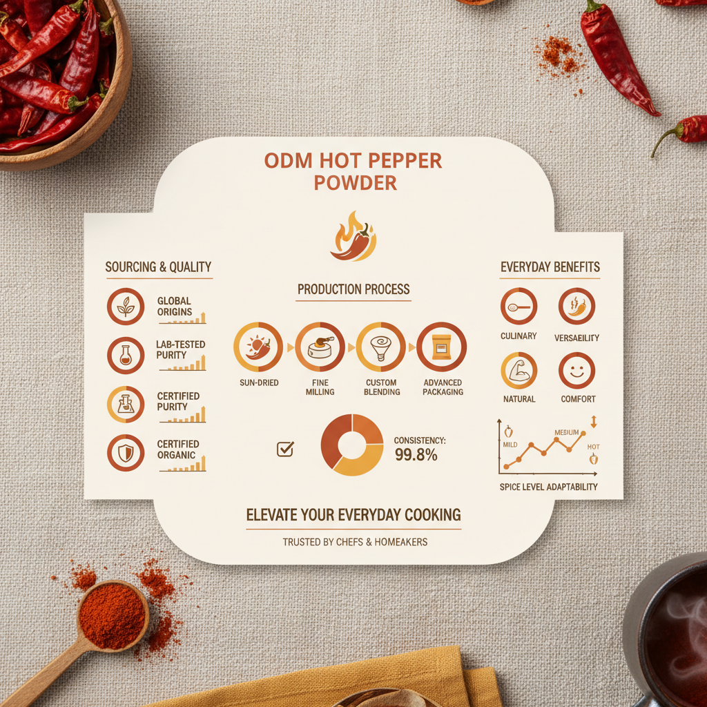 odm hot pepper powder