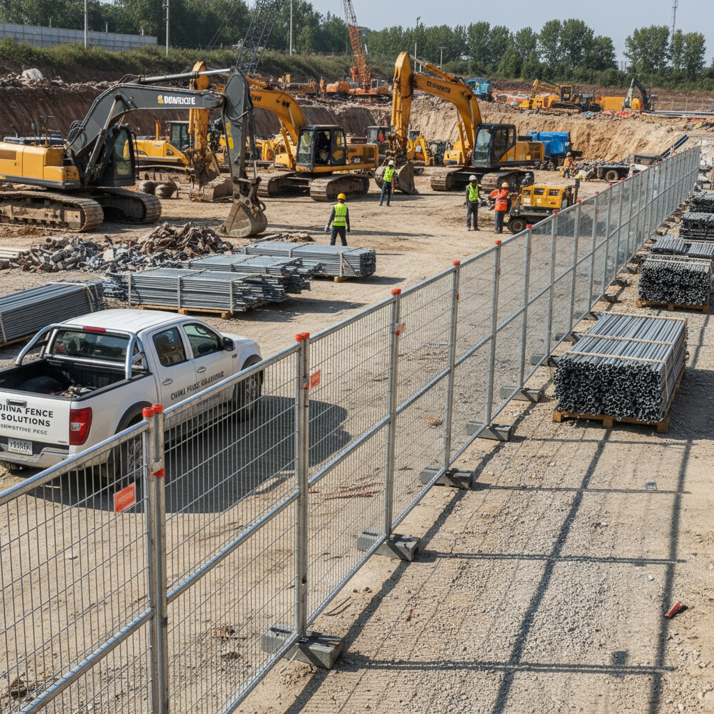 China Competitive Price Galvanized Temporary Fence for Secure Projects