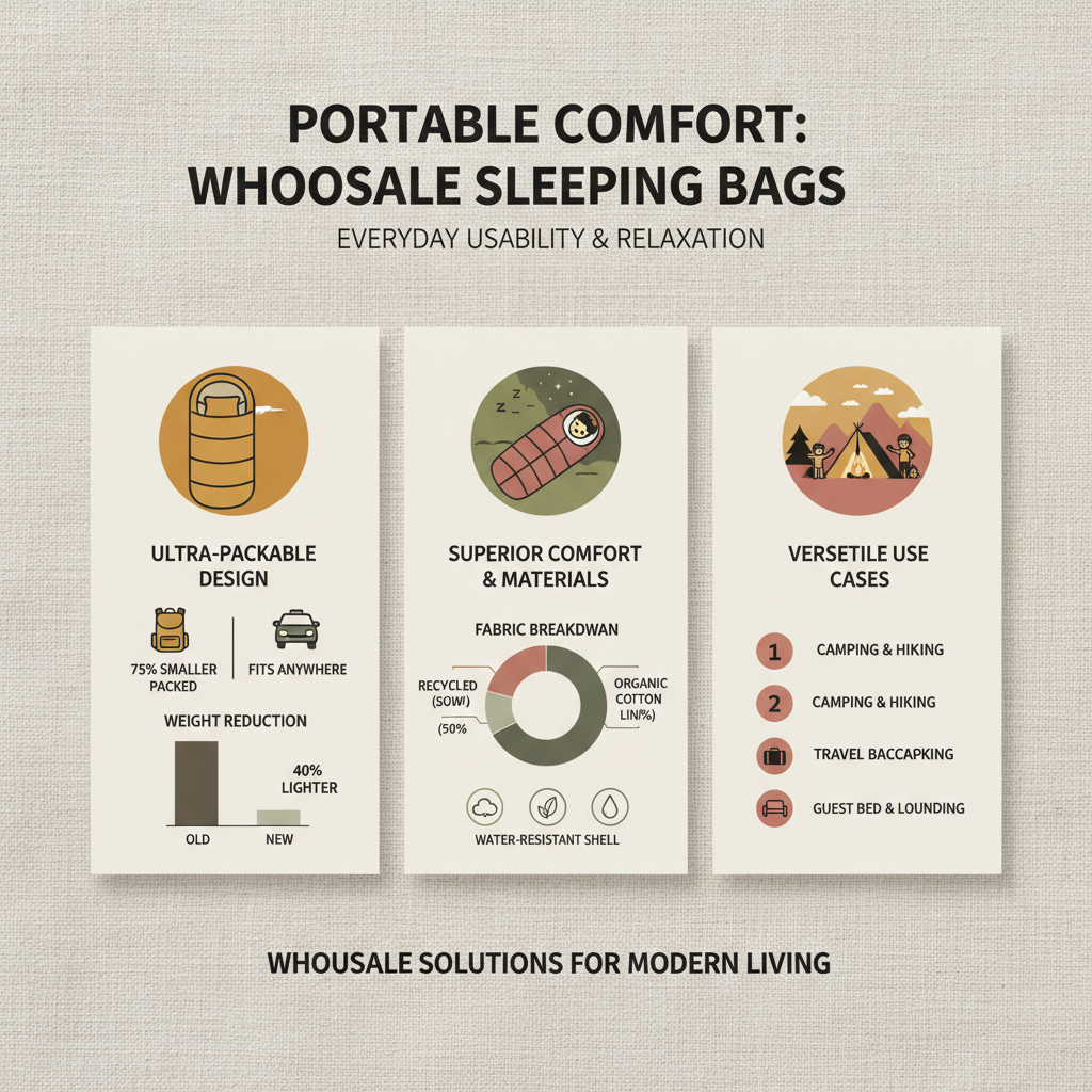Uncompromising Comfort portable sleeping bag Resilience for Every Journey