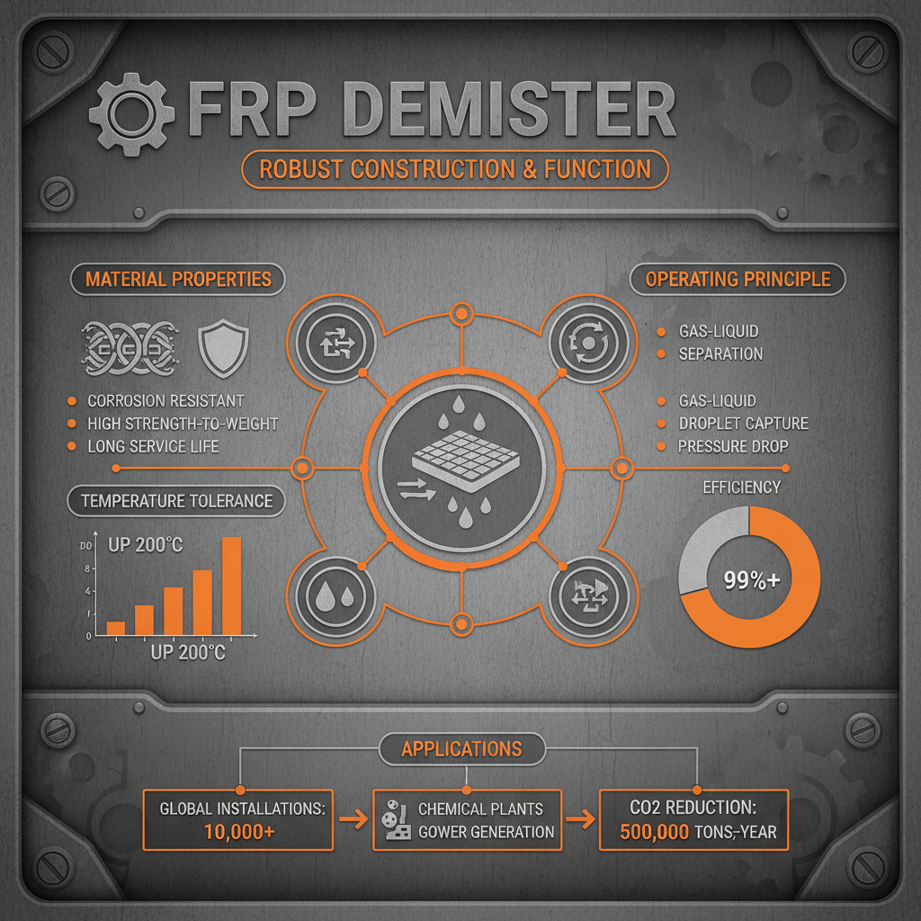 Advancements in FRP Demister Technology for Rapid Deployment Structures