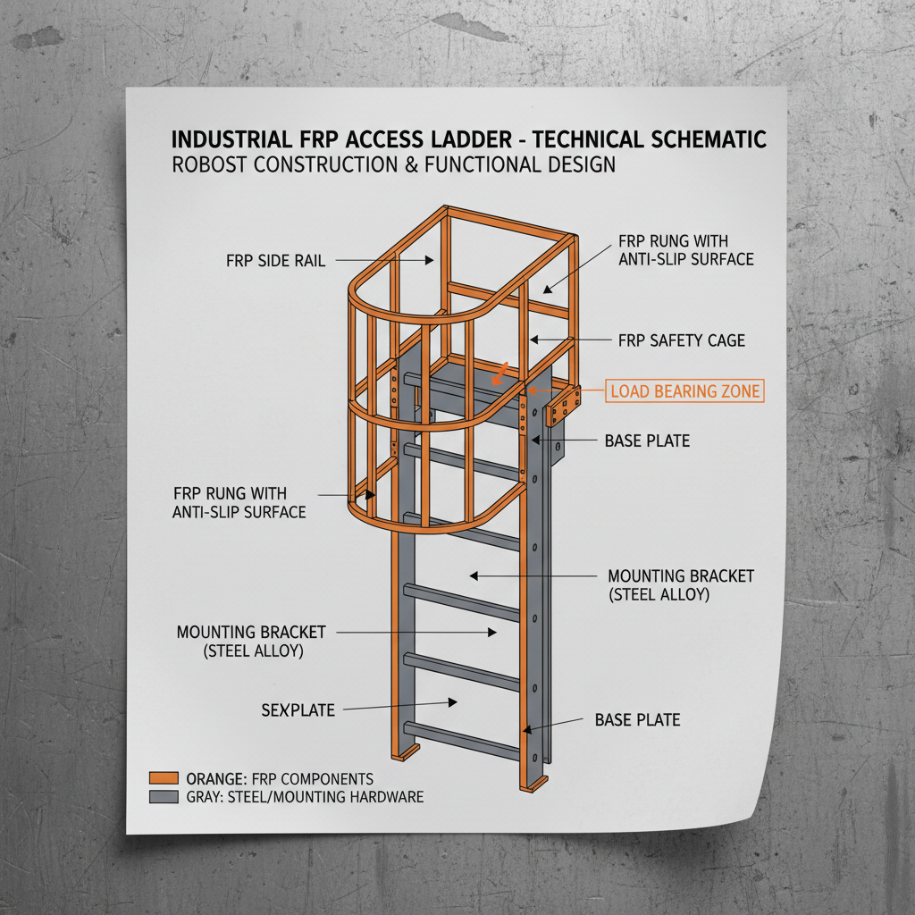 Exploring the Advantages and Applications of FRP Ladder Technology