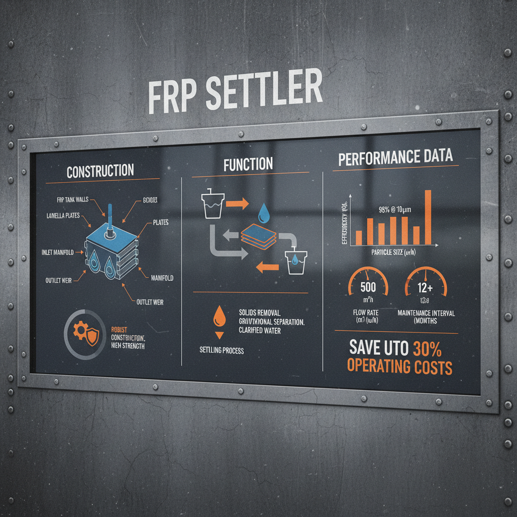Advancing Infrastructure Solutions with Innovative frp settler Systems