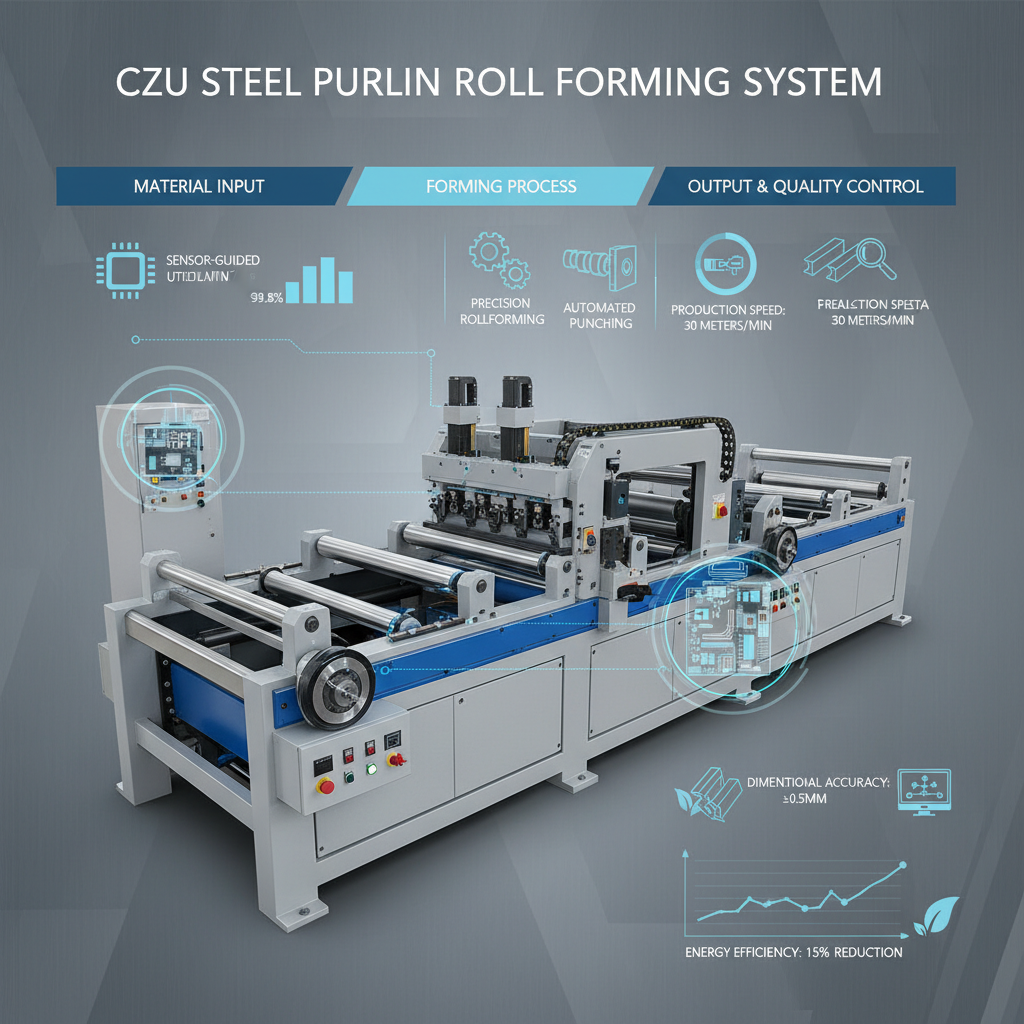 czu Steel Purlin Frame Roll Forming Machine Advancements in Prefabricated Building