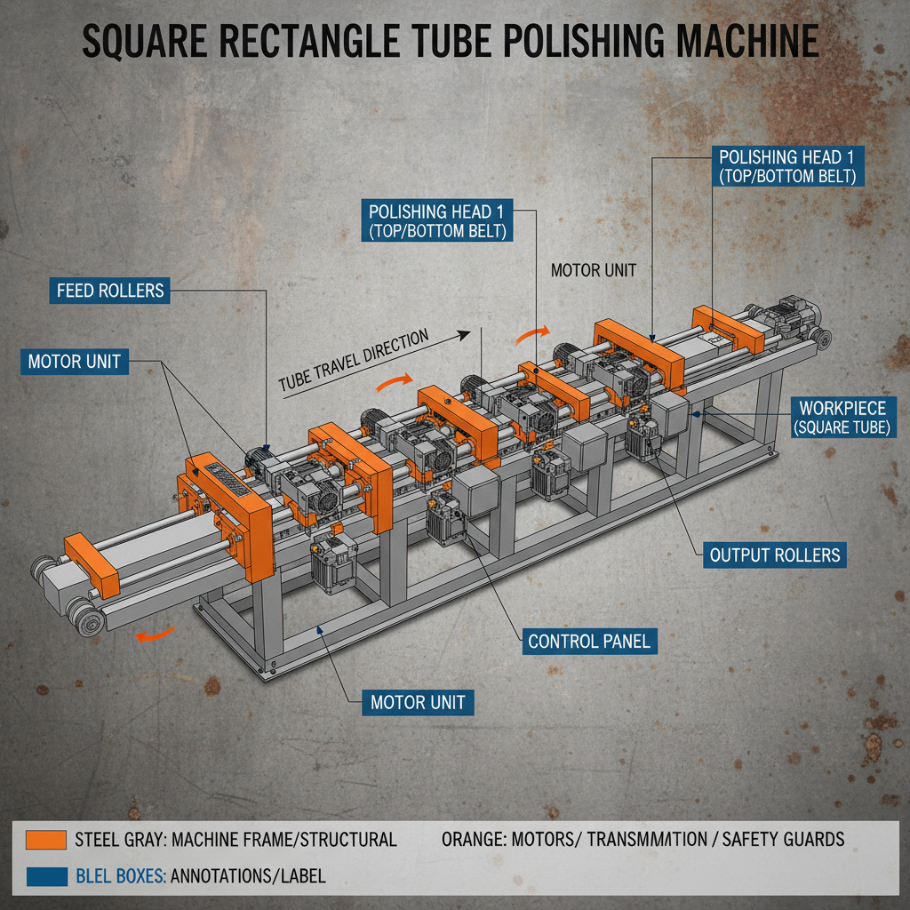 Advanced Square Rectangle Tube Polishing Machine for Precision Metal Finishing