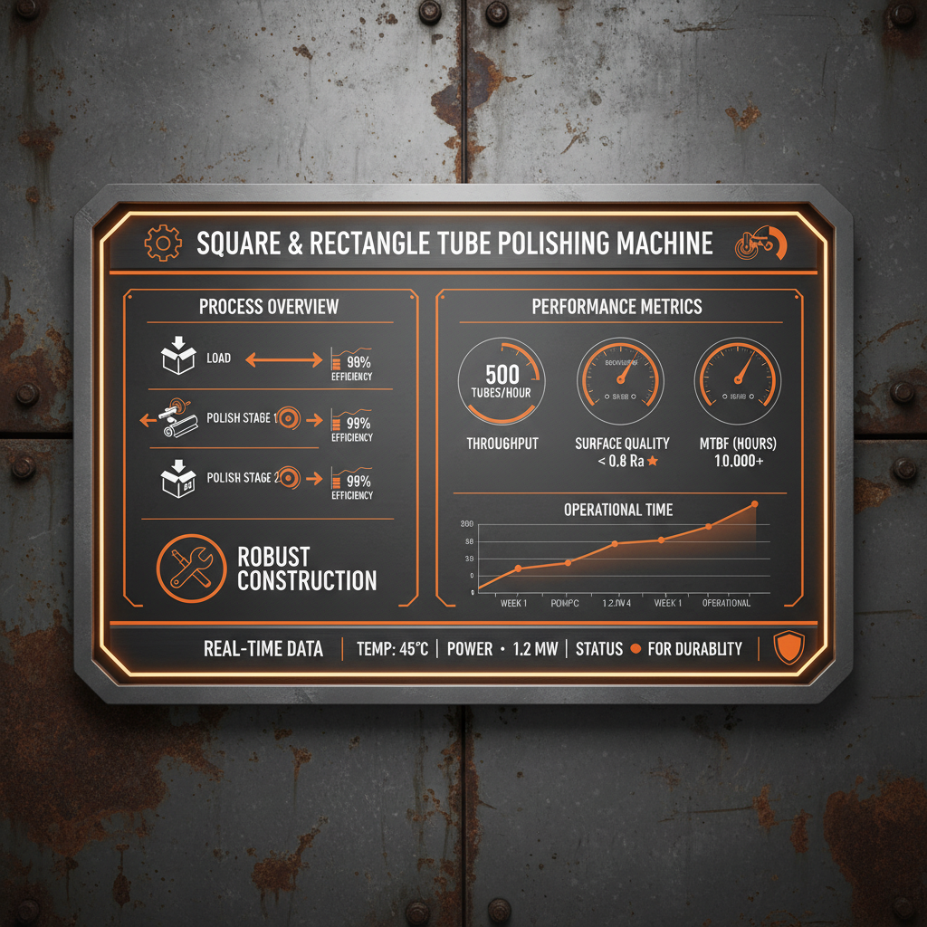 Advanced Square Rectangle Tube Polishing Machine for Precision Metal Finishing