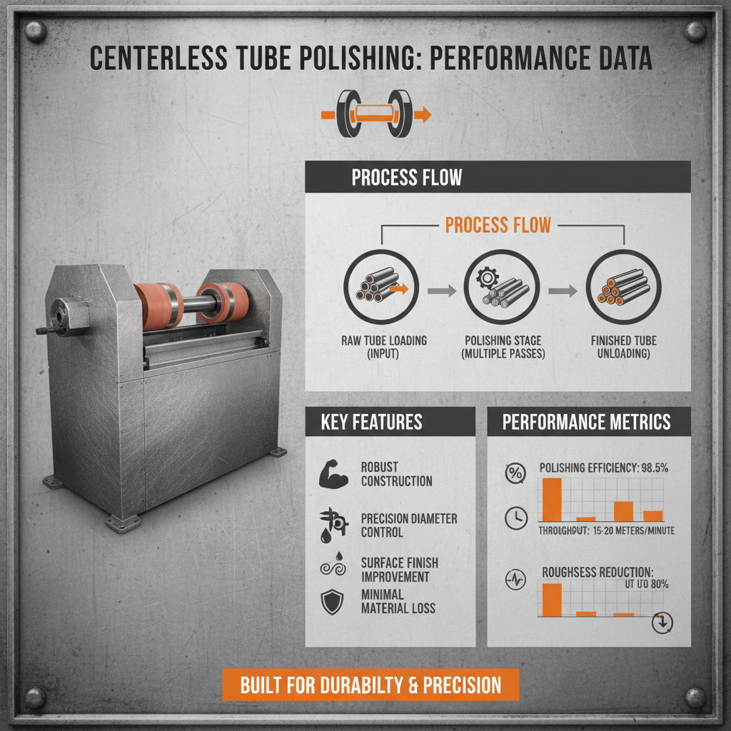 Advanced Centerless Tube Polishing Machine for Precision Metal Finishing