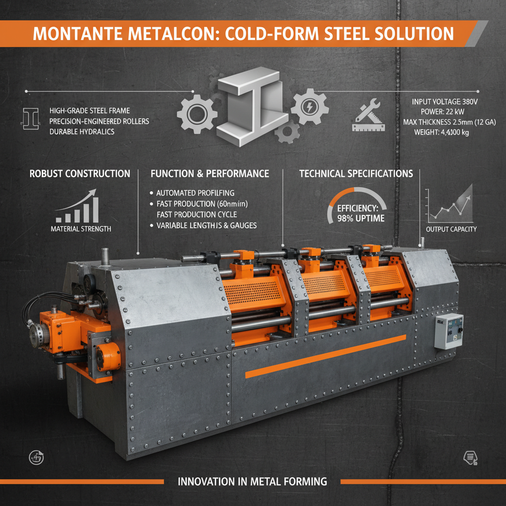 Montante Metalcon Forming Machine Revolutionizing Modern Construction Practices