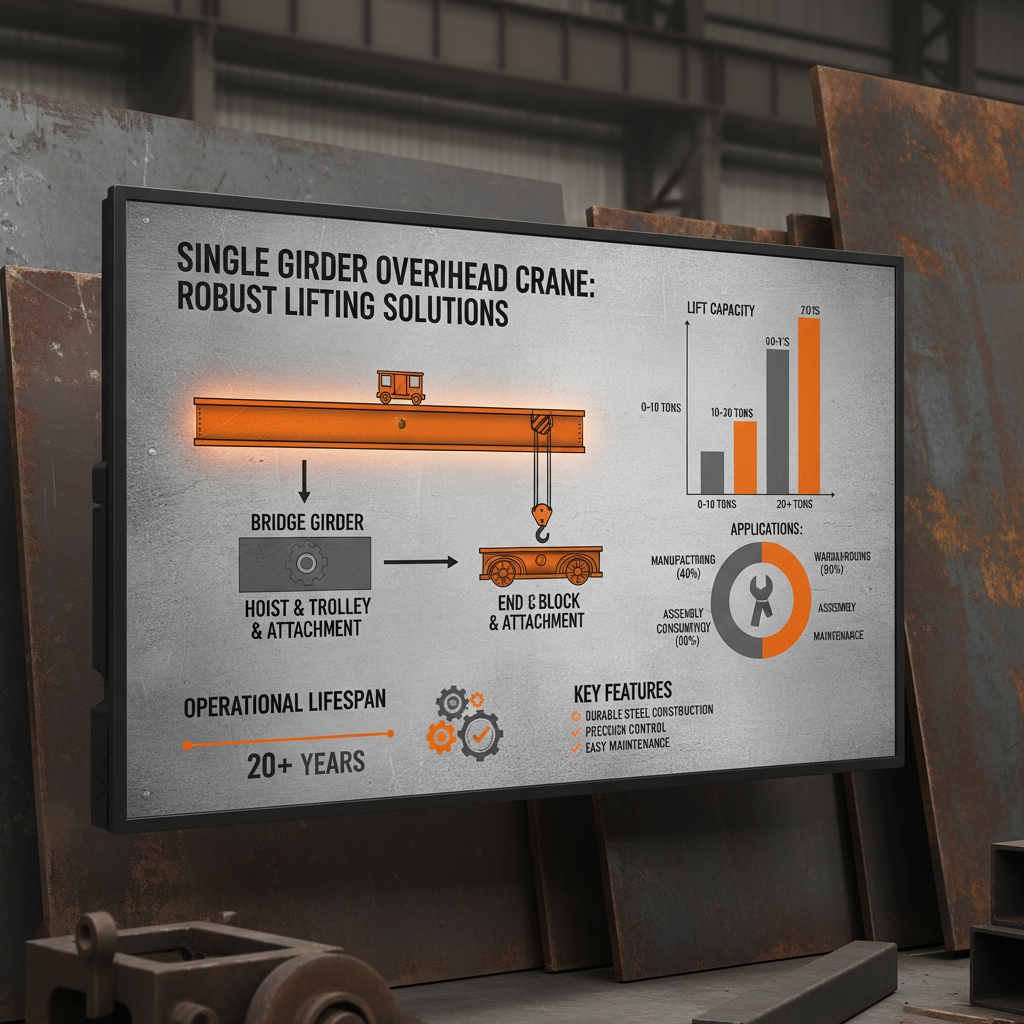 Understanding Single Girder Overhead Crane Technology and Industrial Applications