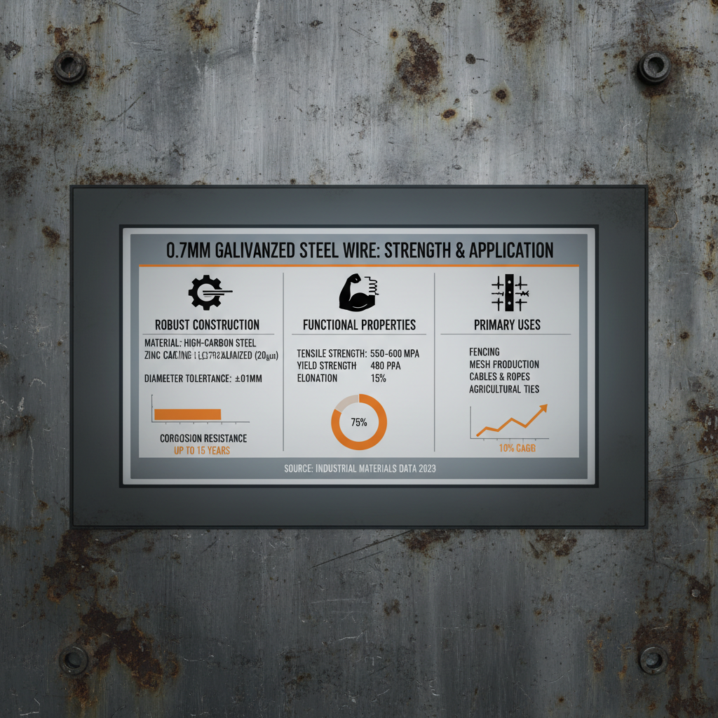 The Versatility and Global Demand for 0.7mm Galvanized Wire
