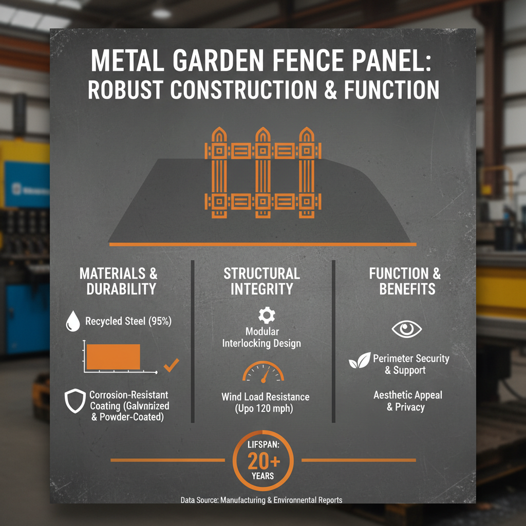 Enhance Your Outdoor Space with Durable Metal Garden Fence Panel Solutions