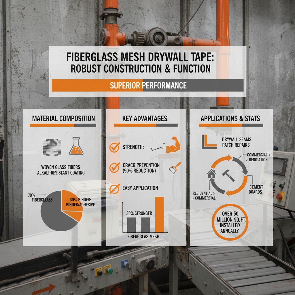 Fiberglass Mesh Drywall Tape A Durable Solution for Modern Construction